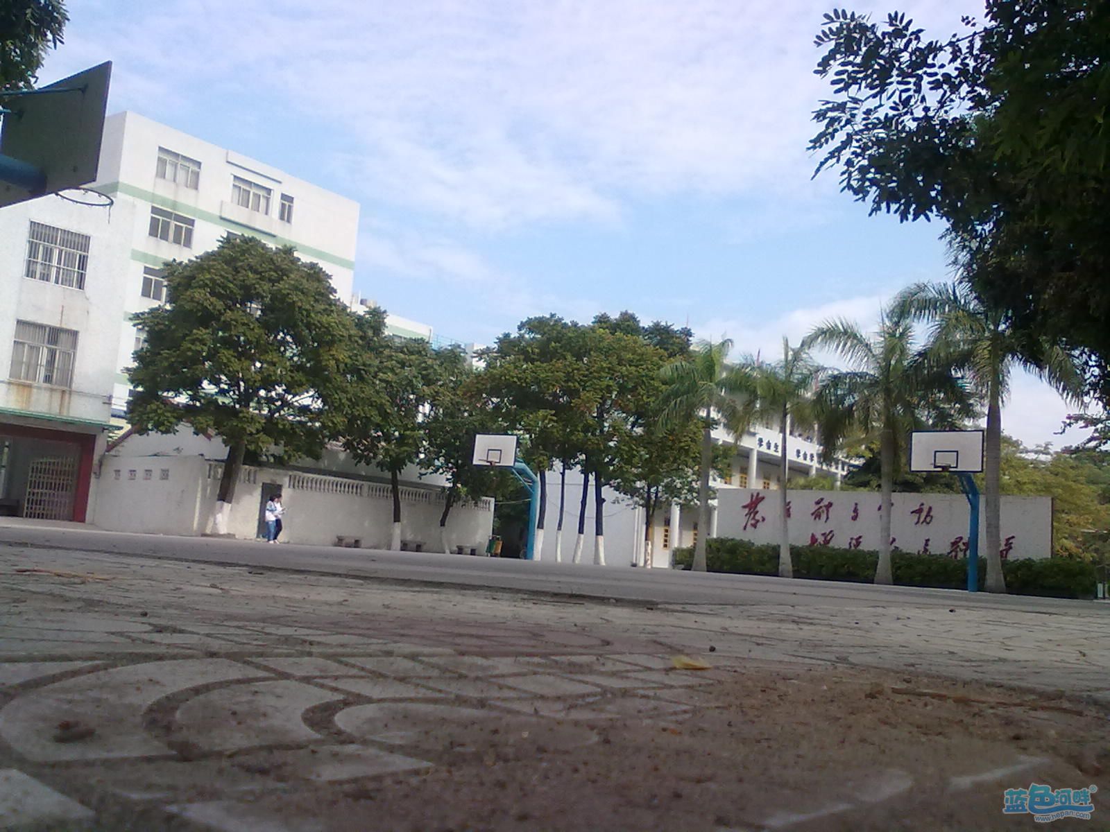 学校最美的一天_下蓬中学_蓝色河畔